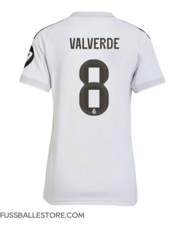 Günstige Real Madrid Federico Valverde #8 Heimtrikot Damen 2025-26 Kurzarm
